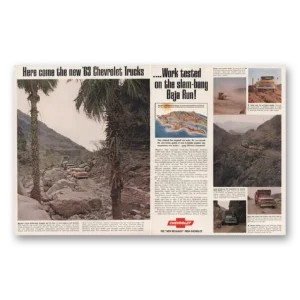 1963 Chevrolet Pickup Print Ad | Baja Run