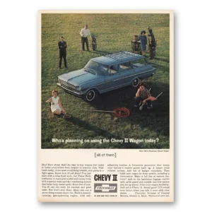 1963 Chevrolet Chevy II Print Ad | Wagon Planning