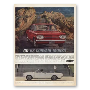 1962 Chevrolet Corvair Print Ad | Winding Road