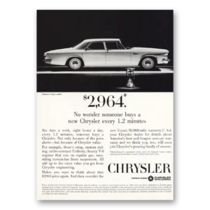1963 Chrysler Print Ad | 12 Minutes