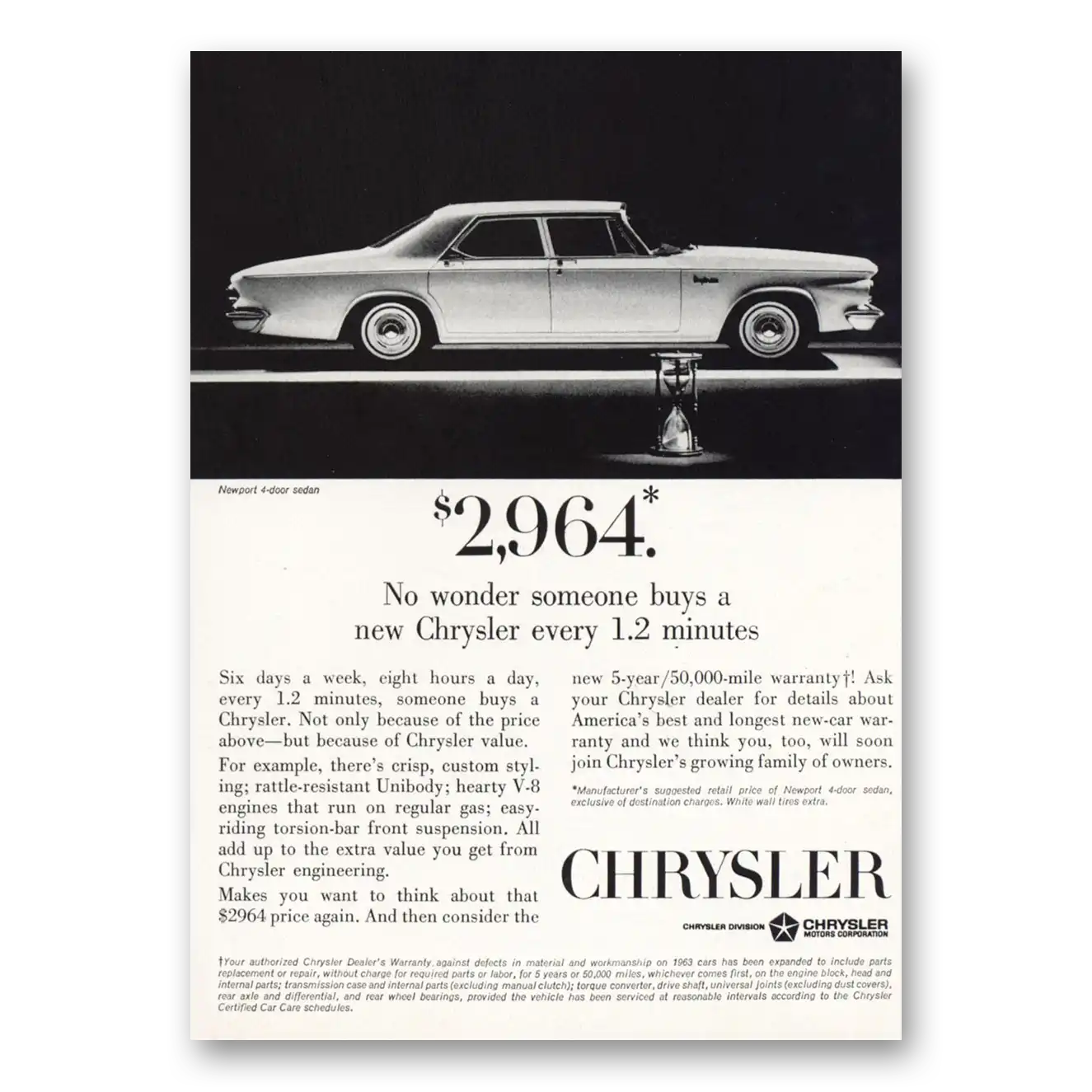 1963 Chrysler Print Ad | 12 Minutes