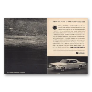 1963 Chrysler 300J Print Ad | Twelve Thousand