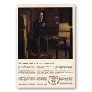 1963 Shakespeare Cigar Print Ad | Mr Havana Cigar