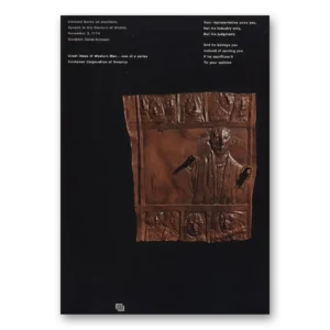 1963 Container Corporation of America Print Ad | Edmund Burke