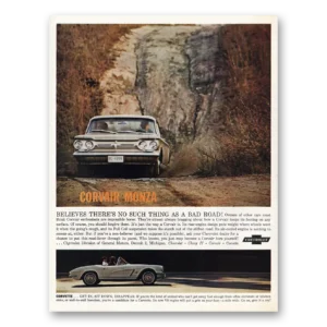 1963 Chevrolet Corvair Print Ad | Bad Road
