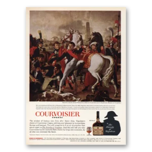 1963 Courvoisier Print Ad | Famous Men
