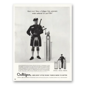 1963 Culligan Print Ad | Hoot Mon Water Softener