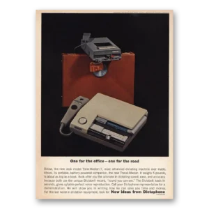 1963 Dictaphone Print Ad | One For Office