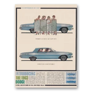1962 Dodge Polara Print Ad | Pardon Us