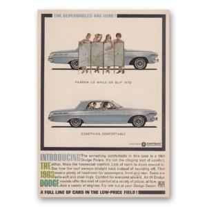 1963 Dodge Polara Print Ad | Pardon Us