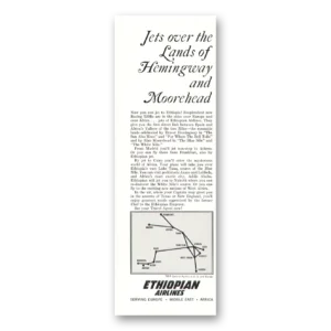 1963 Ethiopian Airlines Print Ad | Hemingway Moorehead