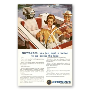1963 Evinrude Print Ad | Nowadays