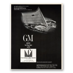 1963 Fischbach and Moore Print Ad | Futurama Building