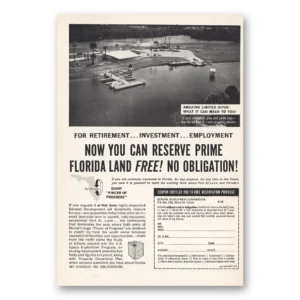 1963 General Development Print Ad | Prime Florida Land Port St Lucie