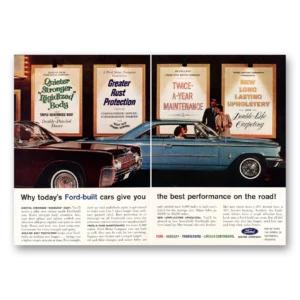 1963 Ford Print Ad | Quieter Stronger
