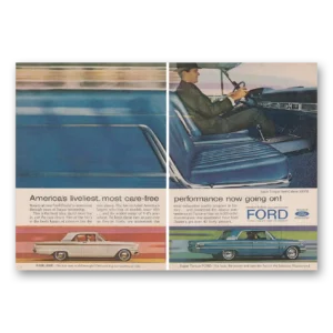 1963 Ford Print Ad | Liveliest Care