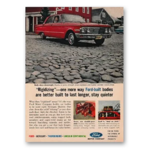 1963 Ford Print Ad | Rigidizing