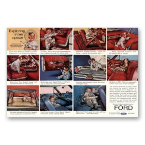 1963 Ford Print Ad | Space Astronaut