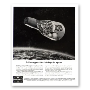 1963 Garrett AiResearch Print Ad | Life Support