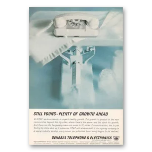 1963 General Telephone GTE Print Ad | Still Young