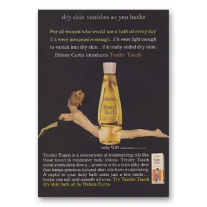 1963 Tender Touch Shampoo Print Ad | Dry Skin