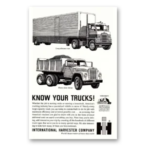 1963 International Trucks Print Ad | Know Trucks