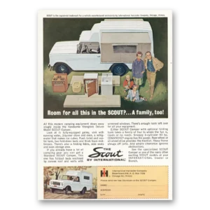 1963 International Harvester Scout Print Ad | Room For All