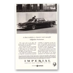 1963 Chrysler Imperial Print Ad | Direct Invitation