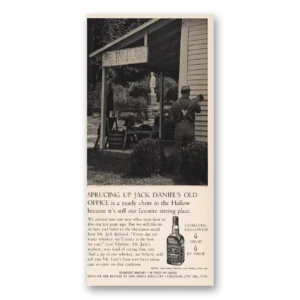1963 Jack Daniels Print Ad | Sprucing Up