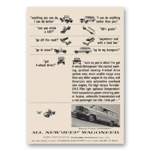 1963 Jeep Wagoneer Print Ad | Do Better