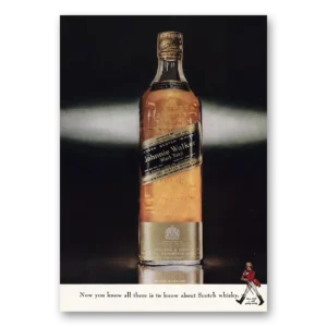 1963 Johnnie Walker Print Ad | Now You Know