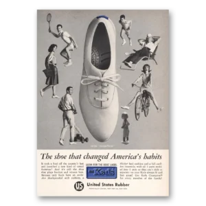 1963 Keds Shoes Print Ad | Americas Habits