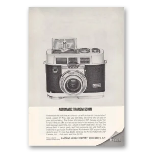 1963 Kodak Motormatic Camera Print Ad | Transmission