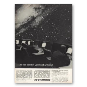 1963 Lockheed Command & Control Print Ad | Command Control