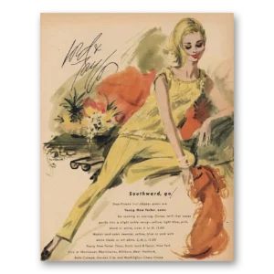 1963 Lord & Taylor Print Ad | Southward Go Evan Picone