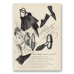 1963 Lord & Taylor Print Ad | Etienne Aigner