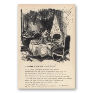 1963 Lord & Taylor Print Ad | Irish Linen