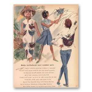 1963 Lord & Taylor Print Ad | Make Turtledoves Your Summer Pets
