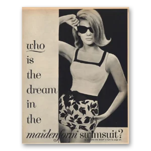 1963 Maidenform Swimwear Print Ad | Ann Margaret
