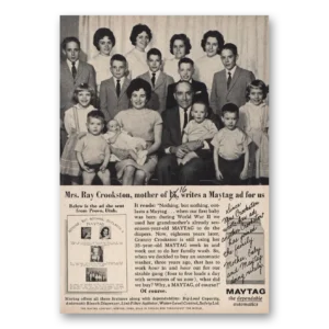 1963 Maytag Washer Print Ad | Mrs Ray Crookston