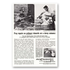 1963 MerCruiser Stern Drive Print Ad | Prop Repairs