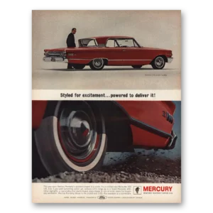1963 Mercury Print Ad | Styled For Excitement