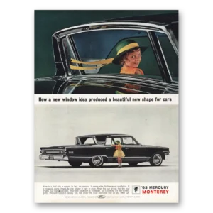 1963 Mercury Monterey Print Ad | New Window Idea