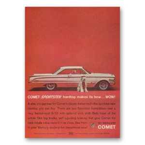 1963 Mercury Comet Print Ad | Sportster Hardtop