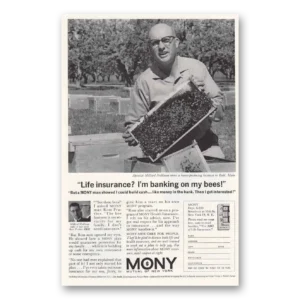 1963 Mutual of New York MONY Print Ad | Bee Keep