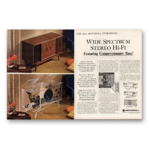 1963 Motorola Stereo Print Ad | Stereo Hi Fi