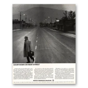 1963 North American Aviation Print Ad | Countdown