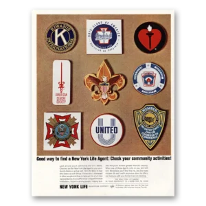 1963 New York Life Insurance Print Ad | Activities