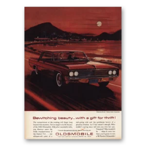 1963 Oldsmobile Print Ad | Bewitching Beauty