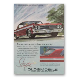 1963 Oldsmobile Starfire Print Ad | Go Adventuring